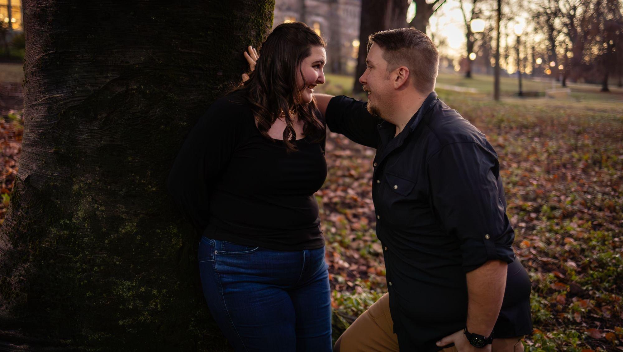 Bridgette and Brandon - Engagement Shoot - Lehigh University